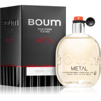 Jeanne Arthes Boum Metal Eau de Toilette pentru bărbați - imagine 3